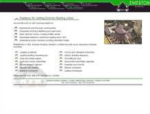 Tablet Screenshot of emertonroof.co.uk